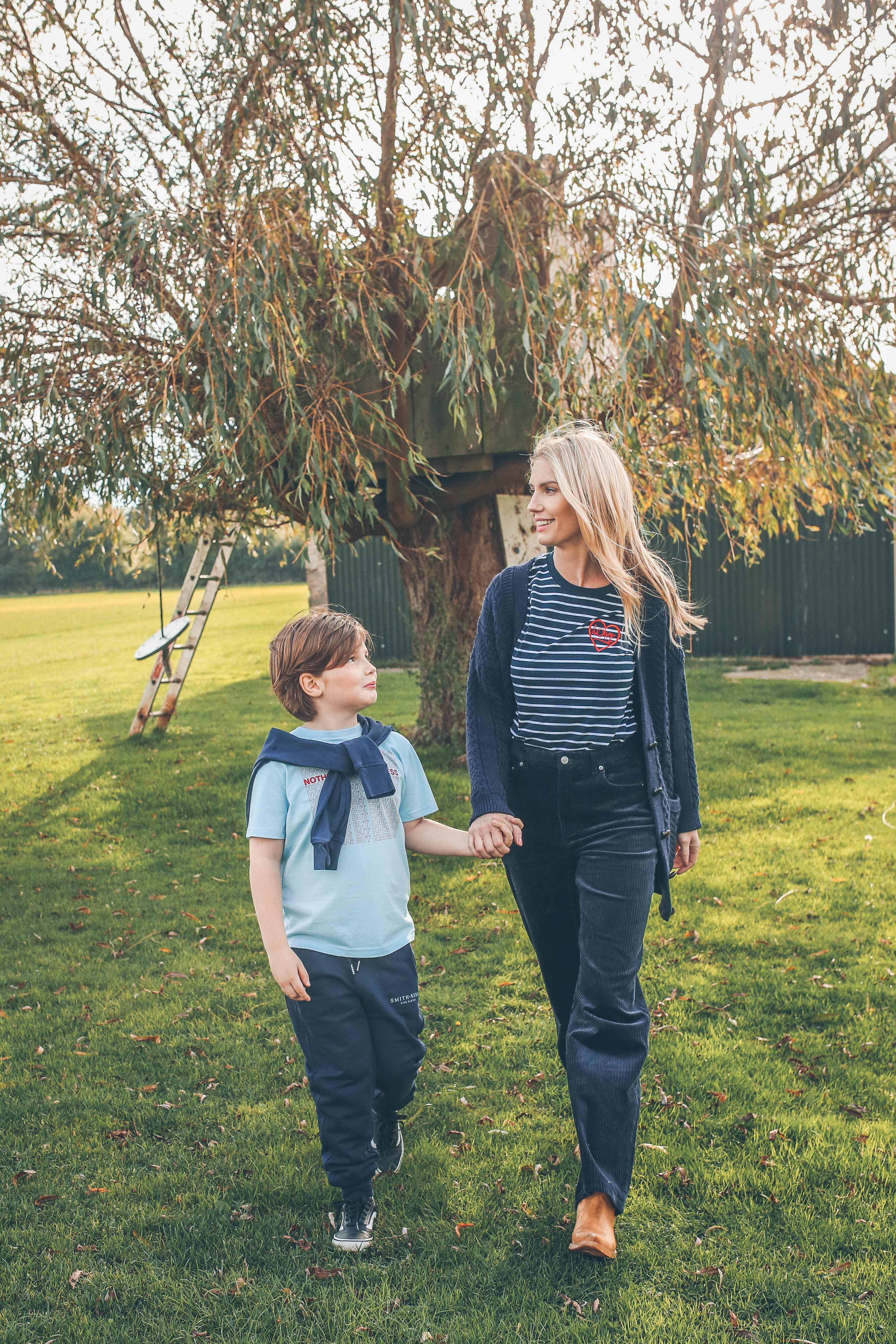 Kids French Navy Joggers