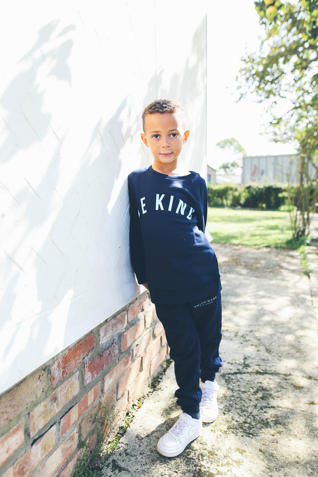 Kids French Navy Joggers