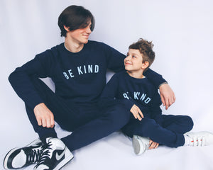 Kids French Navy Joggers