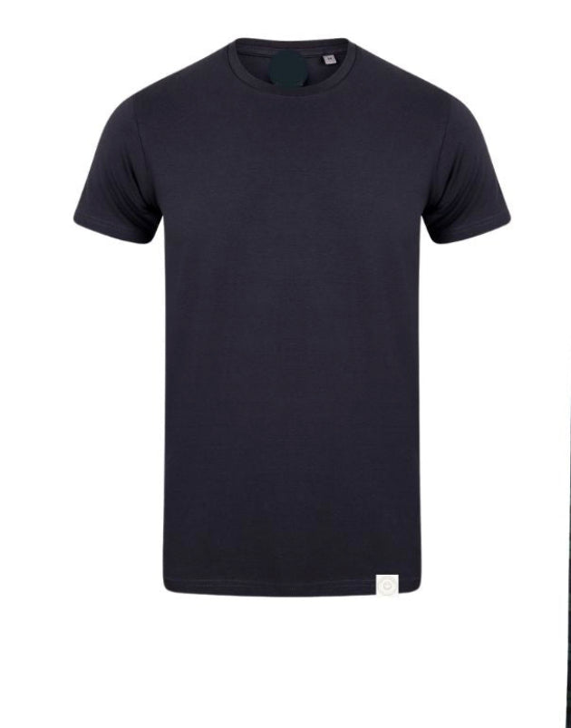 Navy Plain Stretch T shirt - Womens & Childrens Sizes Sample Sale